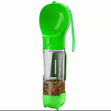 Pet 4 in1 Feeder Puppy Dog Cat Water Bottle Cup Travel Pooper Scooper Outdoor