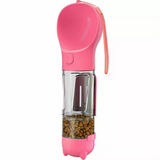 Pet 4 in1 Feeder Puppy Dog Cat Water Bottle Cup Travel Pooper Scooper Outdoor