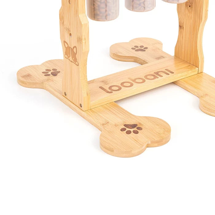 3-Bottle Dog Puzzle Toy Feeder