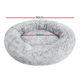 i.Pet Pet Bed Dog Cat 90cm Large Calming Soft Plush Bed