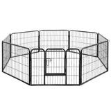 i.Pet 24" 8 Panel Dog Playpen Pet Exercise Cage Enclosure Fence Play Pen