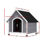 i.Pet Dog Kennel Wooden Large Outdoor House Indoor Puppy Pet Cabin Weatherproof