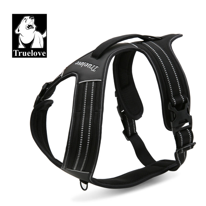 Reflective Heavy Duty Harness Black