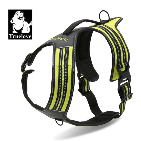 Reflective Heavy Duty Harness Neon Yellow