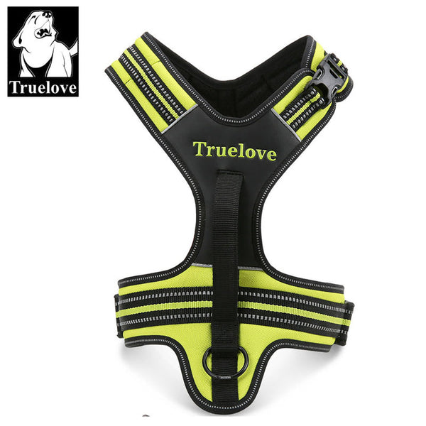 Reflective Heavy Duty Harness Neon Yellow