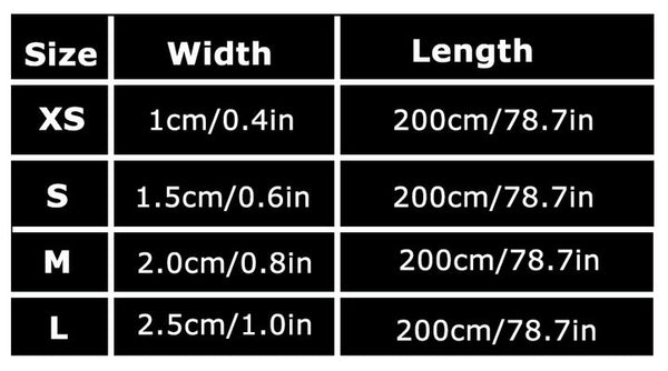 Reflective Pet Leash 2 meters Black