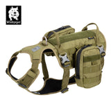 Whinhyepet Military Harness Army Green