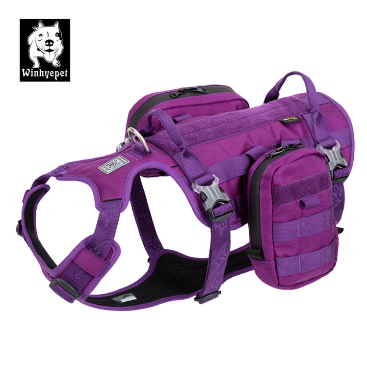 Whinhyepet Military Harness Purple