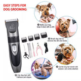 Pet Clippers Dog Grooming Clippers Cordless Electric Hair Trimmer Shaver Kit Hot