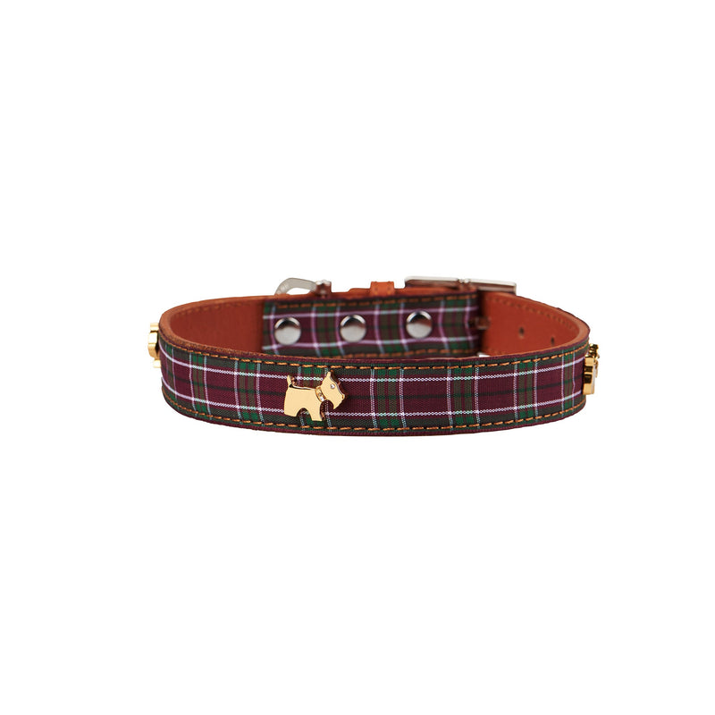 Highland Tartan Dog Collar