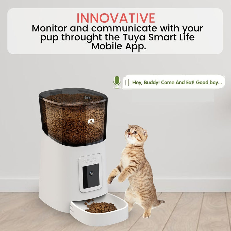 Floofi Smart Pet Feeder with Camera