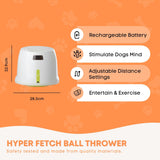 Hyper Fetch Dog Ball Thrower - Interactive Pet Toy Launcher