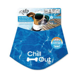 Dog Cooling Bandana Ice Neck Collar AFP Chill Out Pet Cool Scarf Cold