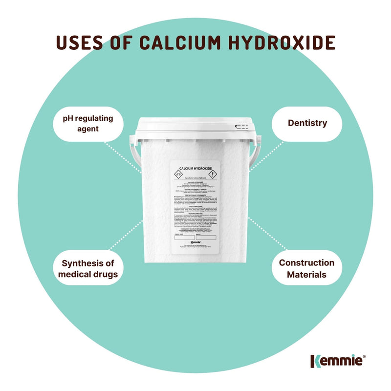 600g Food Grade Calcium Hydroxide Powder Tub FCC Hydrated Slaked Pickling Lime