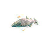 Jittering Cat Toy - Flopping Dancing Fish with Catnip Silvervine Electric USB