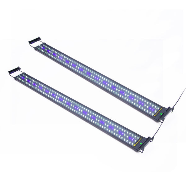 33W Set 2 Aquarium Blue White LED Light for Tank 120-140cm