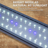 18W Set 2 Aquarium Blue White LED Light for Tank 75-95cm