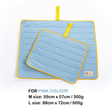 Pet Dog Cooling Mat Non-Slip Travel Roll Up Cool Pad Bed Outdoor