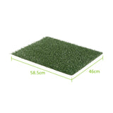 2 Grass Mats for Pet Dog Potty Tray Training Toilet