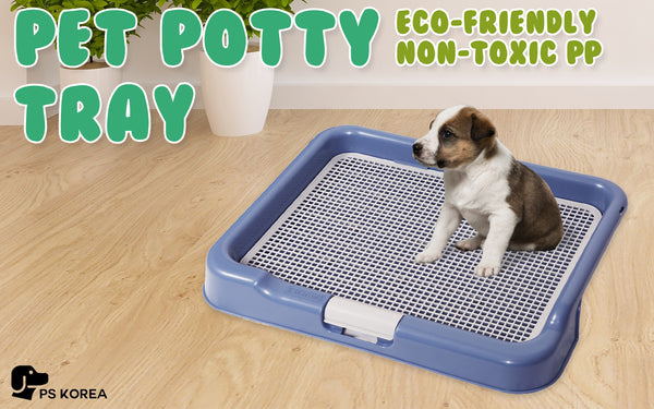 Dog Pet Potty Tray Training Toilet Portable T3