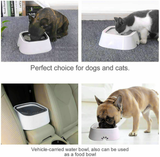 YES4PETS 1 x Medium Pet No Spill Feeder Bowl Dog Cat Puppy slow food Interactive Dish Dispenser