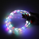 YES4PETS LED Dog Collar USB Rechargeable Night Glow Flashing Light Up Safety Collars