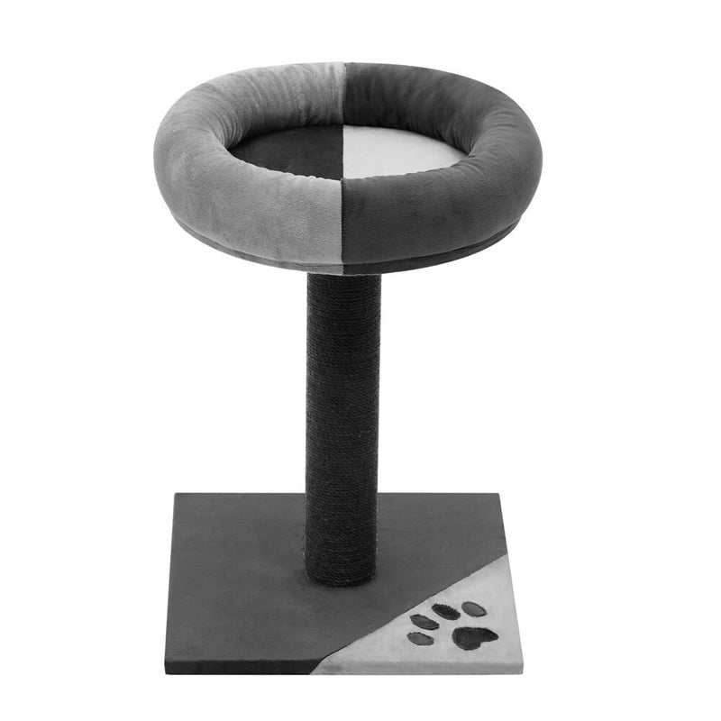 Grey Cat Scratching Tree Scratcher Post Pole Furniture Gym House