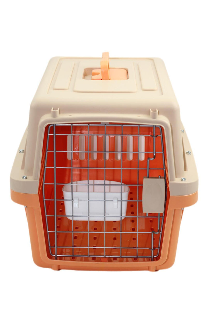 YES4PETS Medium Dog Cat Crate Pet Carrier Airline Cage With Bowl & Tray