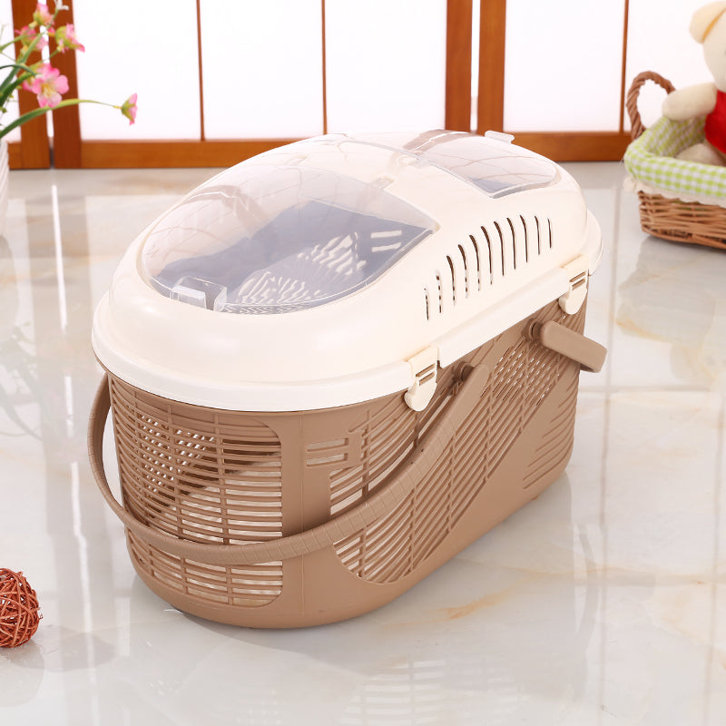 YES4PETS Small Dog Cat Crate Pet Rabbit Guinea Pig Ferret Carrier Cage With Mat