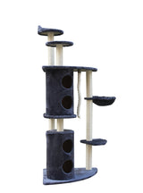 YES4PETS 170cm XL Multi Level Cat Scratching Post Tree Post Furniture House Tower - Grey