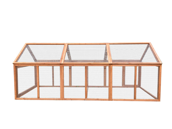 YES4PETS 250 CM Large Chicken Coop Run Guinea Pig Cage Villa Extension Rabbit Hutch House Pen