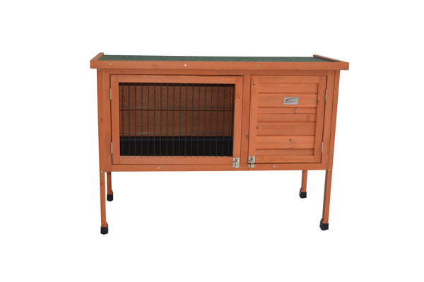 YES4PETS Large Single Wooden Pet Rabbit Hutch Guinea Pig Ferret Cage