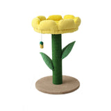 CATIO Yellow Camelia Flower Cat Scratching Tree