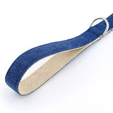 Natural Hemp & Cotton Dog Lead Leash Ink Blue