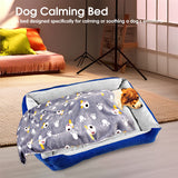 Vaka Dog Bed Pet Cat Calming Floor Mat Sleeping Cave Washable