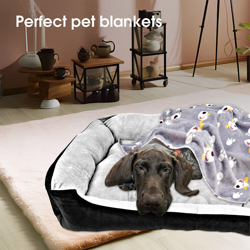 Vaka Dog Bed Pet Cat Calming Floor Mat Sleeping Cave Washable