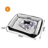 Vaka Dog Bed Pet Cat Calming Floor Mat Sleeping Cave Washable