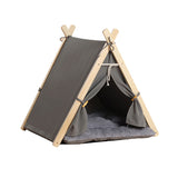 Pets Teepee Dogs Tent Removable & Washable Cats Tents Dog Cat Bed With Cushion