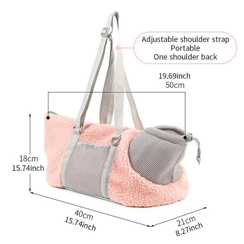 LIFEBEA Small Cat Carrier Pet bag: Comfy Shoulder Bag with Adjustable Strap for Small Dogs, Puppies, Kittens Up to 3kg /6.6 lbs