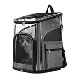 LIFEBEA Cat Pet Carrier Backpack - Dog Puppy Travel Space Carrier Bag - Intimate Design & Easy Access for Pets - Breathable & Soft Backpacks - Ideal Use for Outdoor Trip