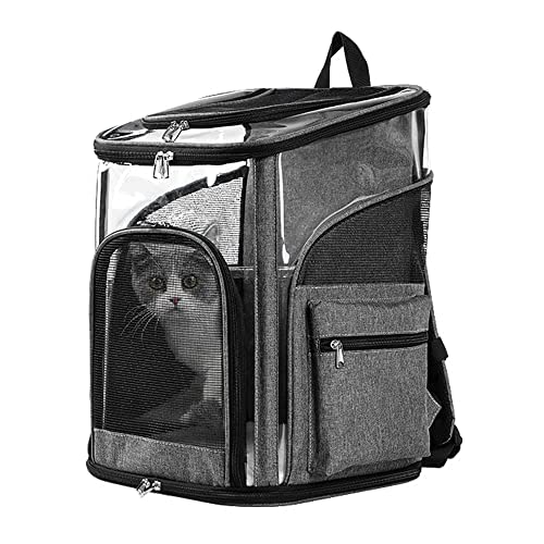 LIFEBEA Cat Pet Carrier Backpack - Dog Puppy Travel Space Carrier Bag - Intimate Design & Easy Access for Pets - Breathable & Soft Backpacks - Ideal Use for Outdoor Trip