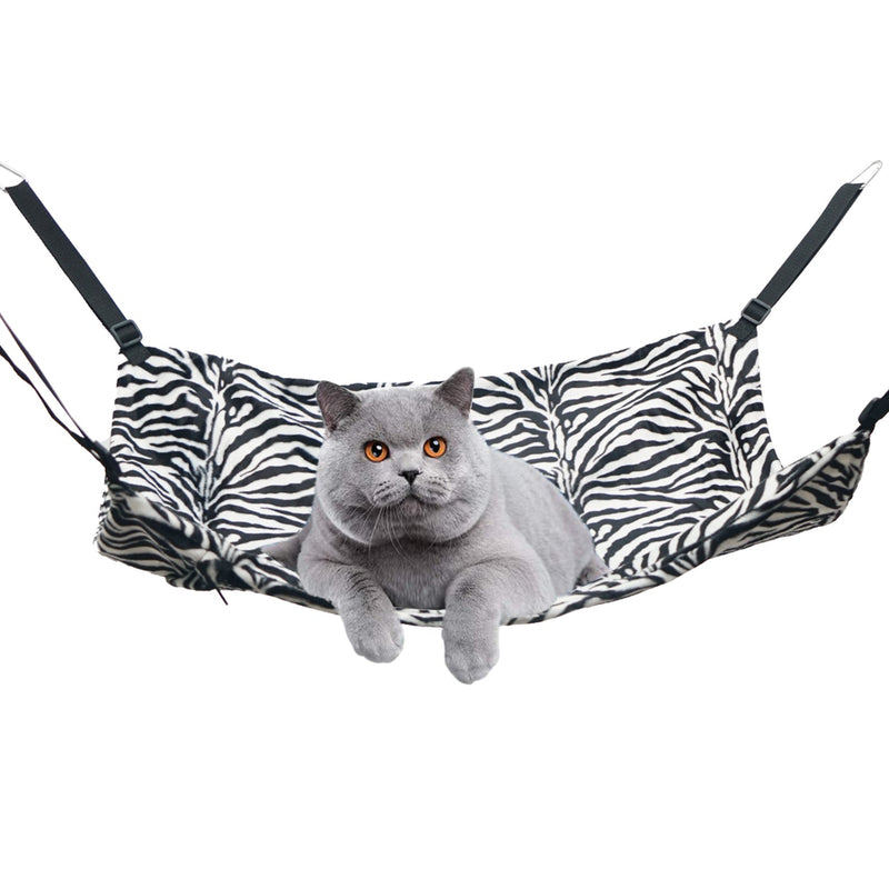 Cat Hammock Warm Fleece Bed Swinging Hanging Pet Nest Rest for Kittens & Puppies