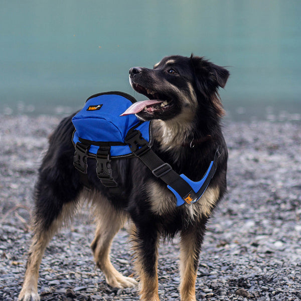 Ondoing Dog Backpack Harness Pet Carrier Saddle Bag Reflective Adjustable Outdoor Hiking