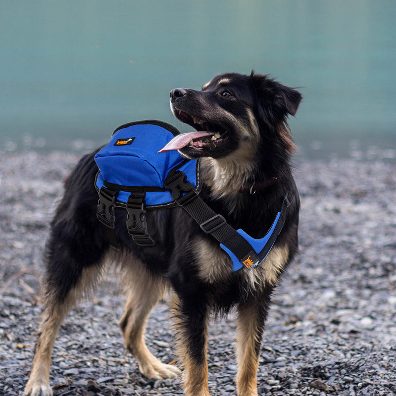 Ondoing Dog Backpack Harness Pet Carrier Saddle Bag Reflective Adjustable Outdoor Hiking