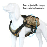 Ondoing Dog Backpack Harness Pet Carrier Saddle Bag Reflective Adjustable Outdoor Hiking