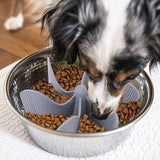 2x Dog Bowl Slow Feeder Insert