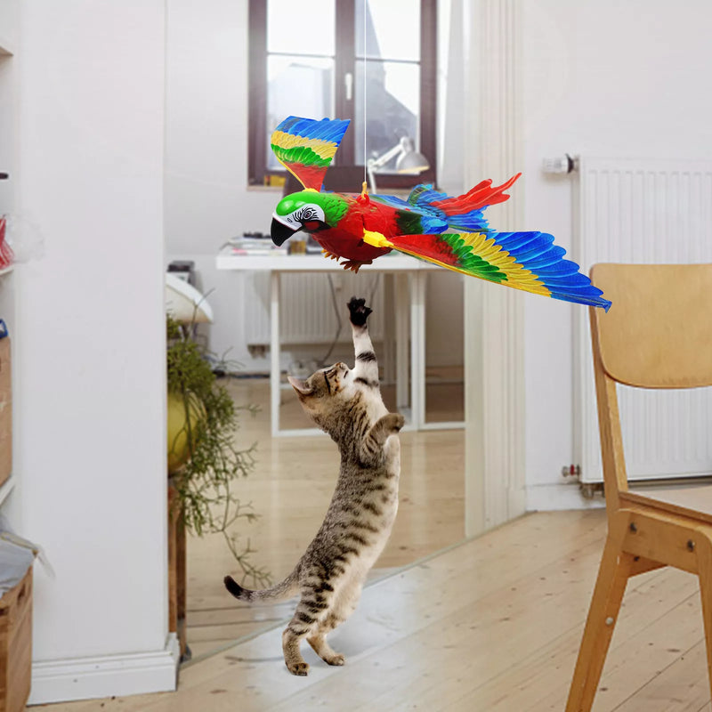 Flying Bird Cat Toy - Simulation Bird Interactive Cat Toy Electric Hanging Toy